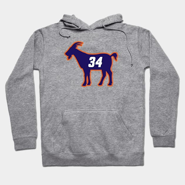 PHX GOAT - 34 - Orange Hoodie by KFig21